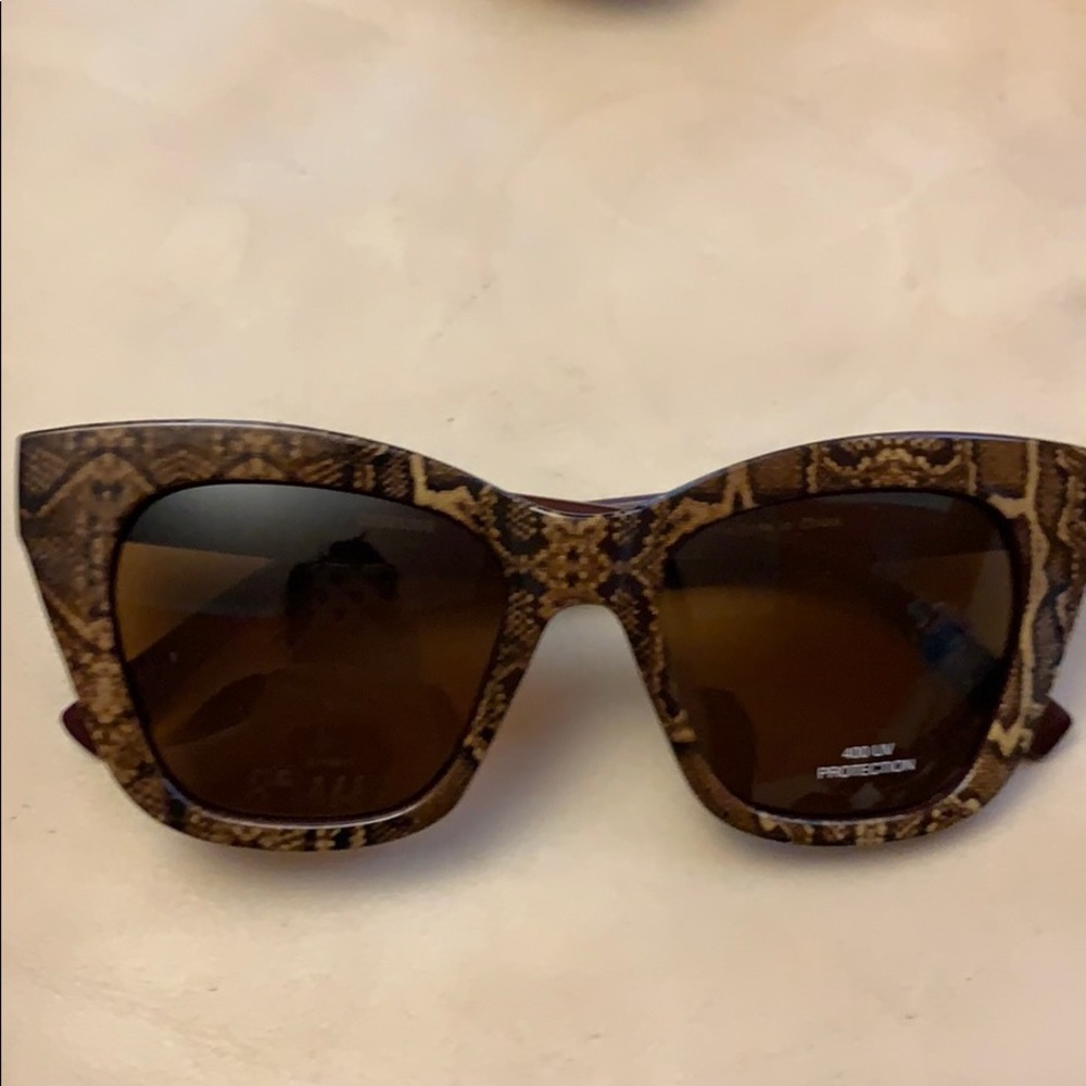 snake print sunglasses